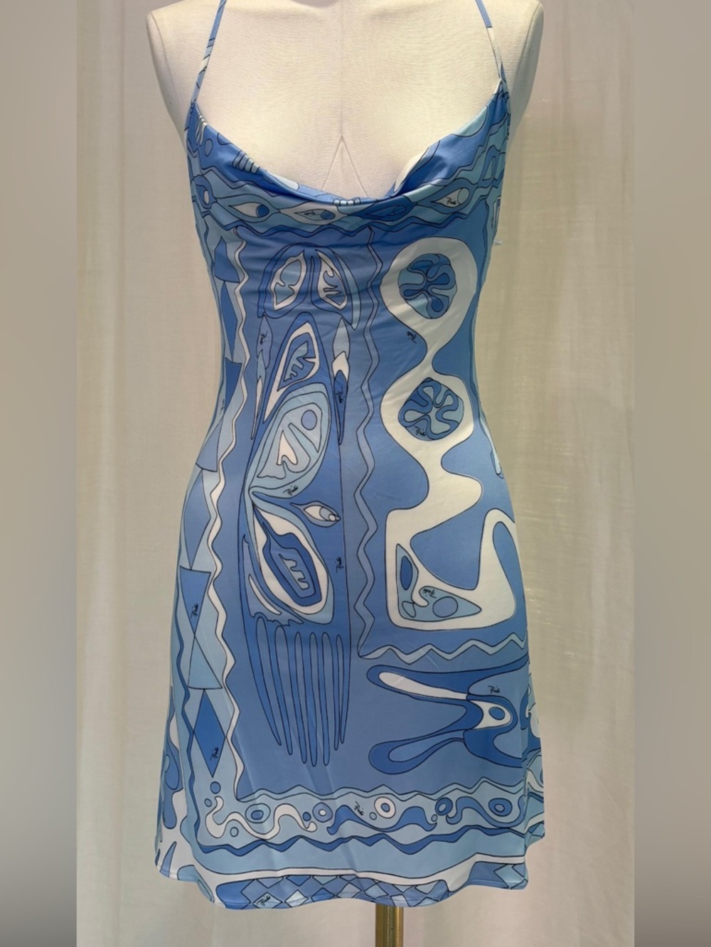 Pucci NWT Authentic, New season Marmo Blue Dress